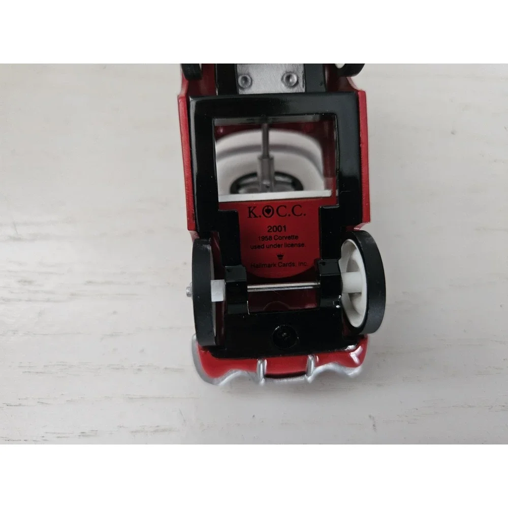VTG 2001 Hallmark Keepsake Ornament 1958 CUSTOM‎ CORVETTE Club Edition Chevrolet